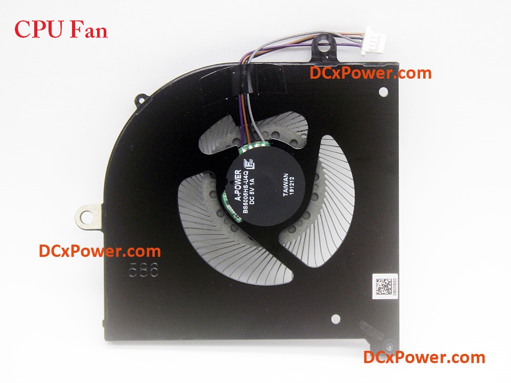 (image for) CPU GPU Fan for MSI MS-17G1 MS-17G2 P75 Creator GS75 Stealth 8SD 8SE 8SF 8SG 9SD 9SE 9SF 9SG WS75 9TJ 9TK 9TL Series Laptop System Cooling Left Right Cooler Replacement Assembly